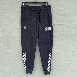 NBA Jogger Comfort Fit Black Sweat Pants Unisex Size Small